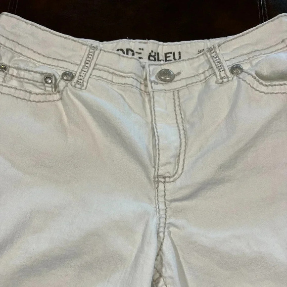 Code Bleu, White Jeans, Cropped, Denim, Annette, Woman’s size 8-28 - Picture 5 of 8